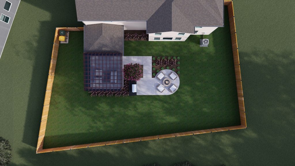 design rendering hardscapes