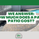 paver patio costs