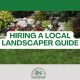 hiring a local landscaper