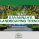 savannah landscaping trends