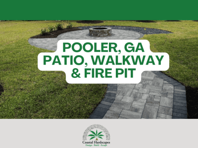 pooler ga patio walkway fire pit near me