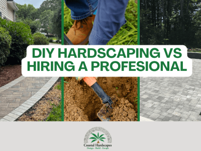 diy hardscaping vs professional hardscaping