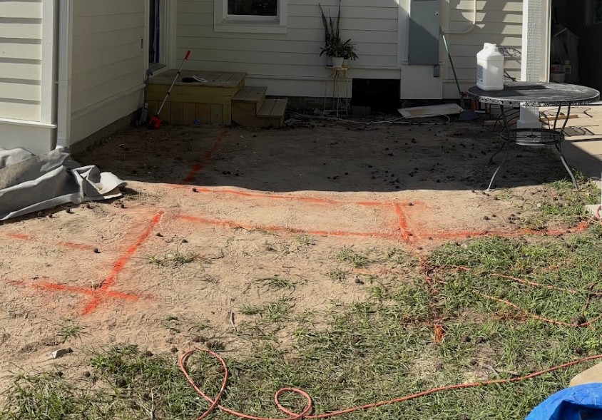 Hardscaping vs Landscaping Explained: Which One Does Your Yard Need? before brick pavers