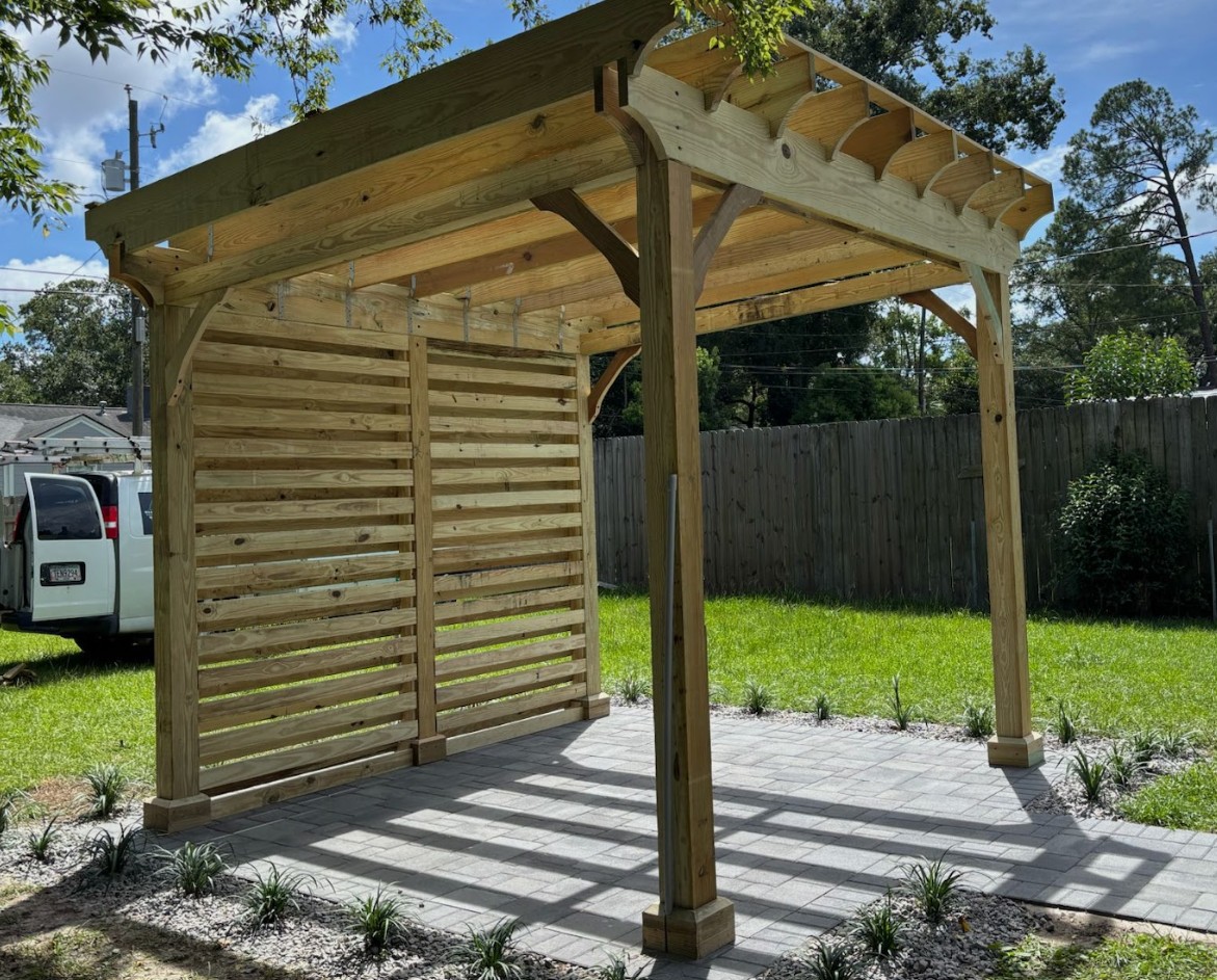 Ardsley Park custom pergola ardsley park savannah