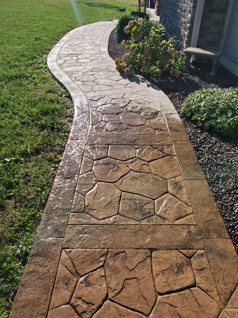 stamped concrete
