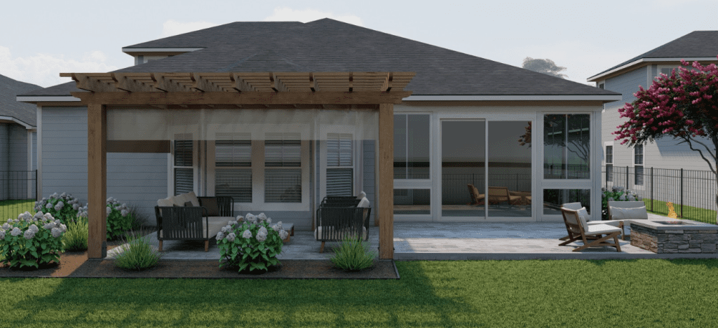 Westbrook (Savannah Quarters) New Patio & Pergola Westbrook patio design savannah quarters