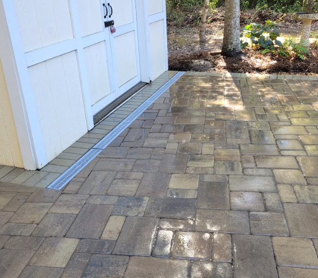 trench drain patio