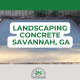 landscaping concrete