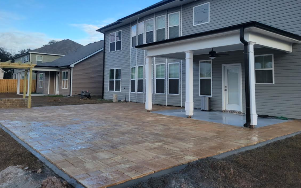 guyton patio hardscaping paver patio