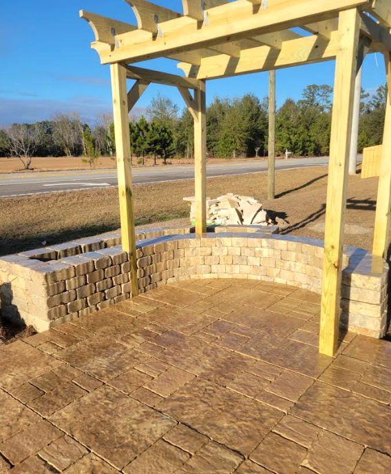 guyton patio hardscaping paver patio