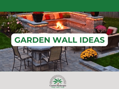 garden wall ideas hardscaping garden walls savannah