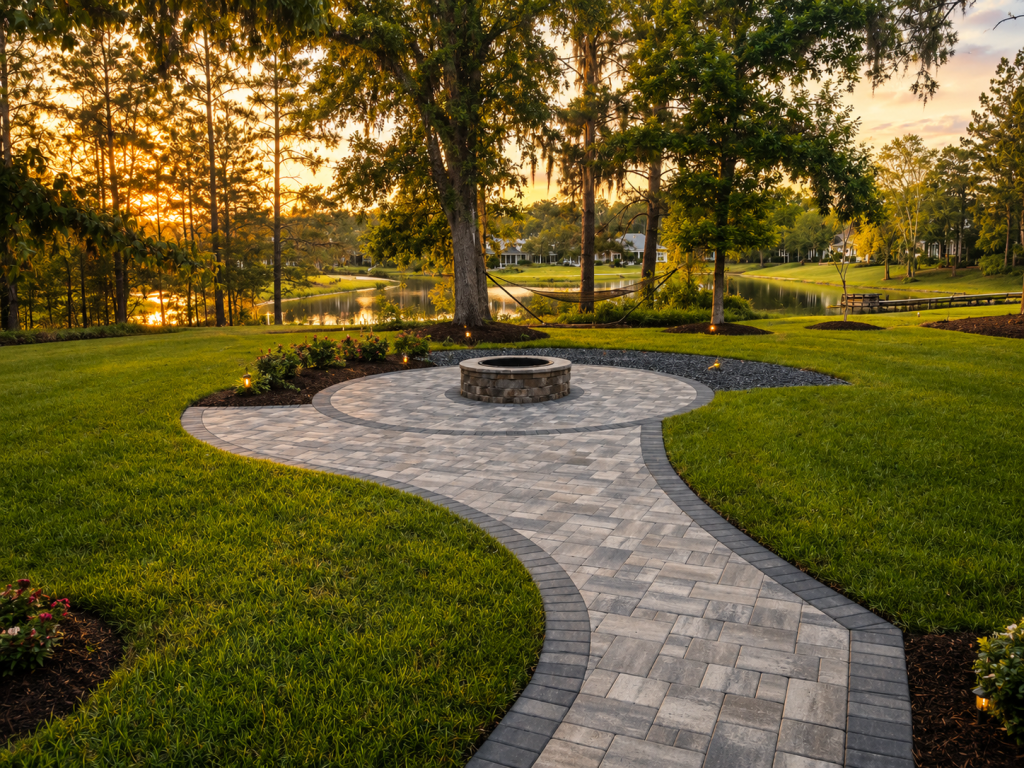 brand new patio in landings savannah