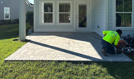 Paver Patio Overlay & Extension Project in Savannah Quarters Paver Patio Overlay & Extension Project in Savannah Quarters