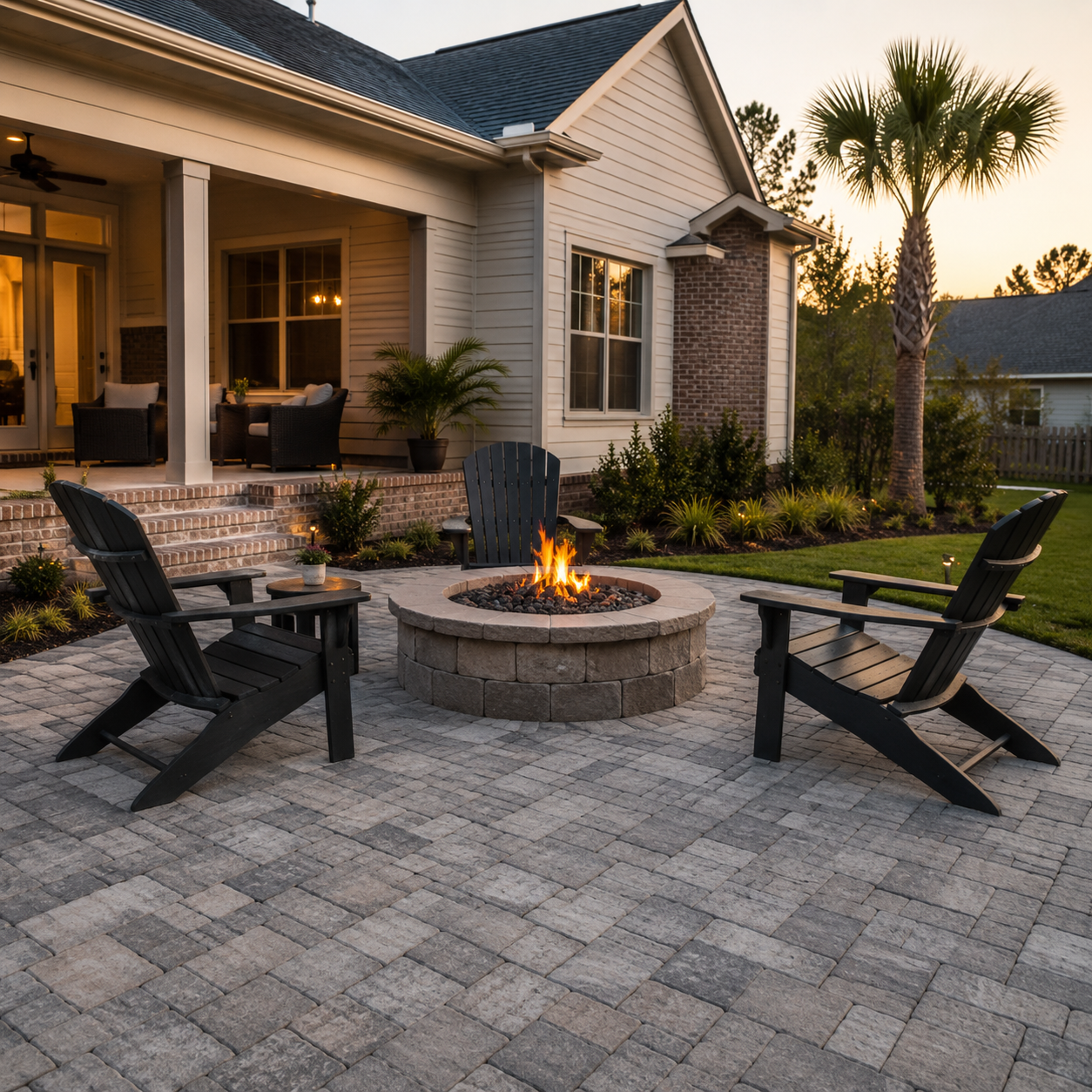 ramsey landing rincon ga patio hardscaping