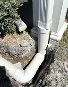 gutter downspout solution