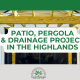 concreate patio pooler pergola