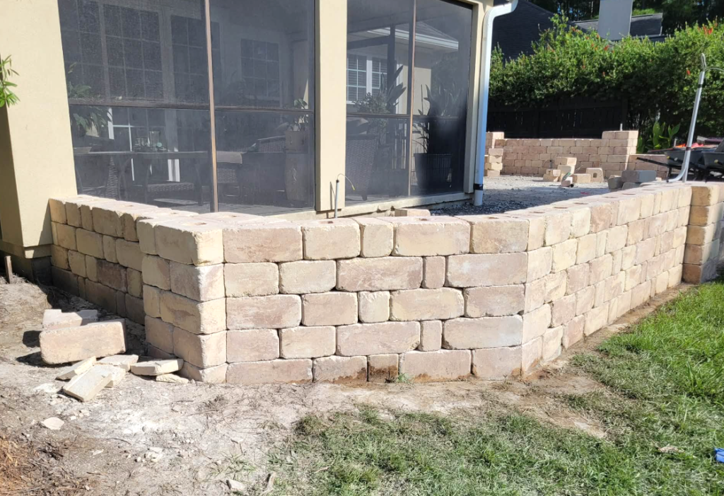 savannah quarters paver patio outdoor living garden wall paver blocks